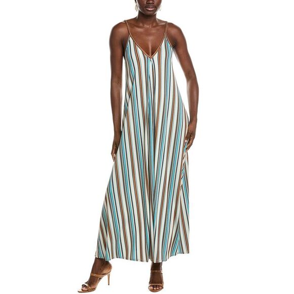 Ramy Brook Dresses & Skirts - Ramy Brook Womens Striped Clara Dress, Blue